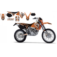 KIT AUT+CAPA SEL. KTM EXC 01-02 TRIBAL (8503B)