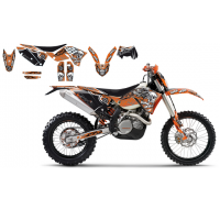 KIT AUT+CAPA SEL. KTM SX-SXF 07-10 /EXC 08-10 TRIBAL (8500B)